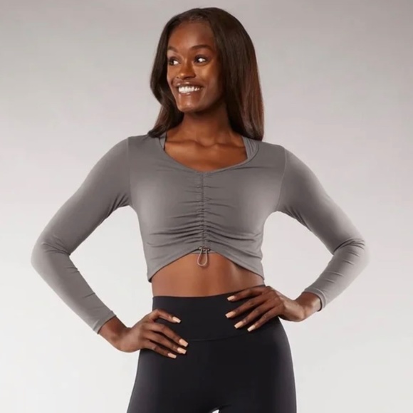 Buffbunny Flora Crop Top in Black - Picture 2 of 7